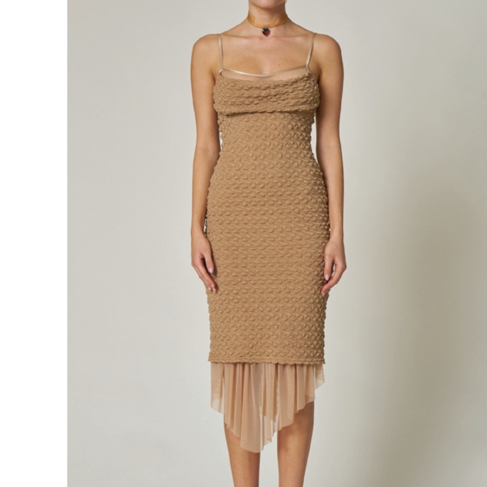 Fait par foutch emeline dress brown sugar